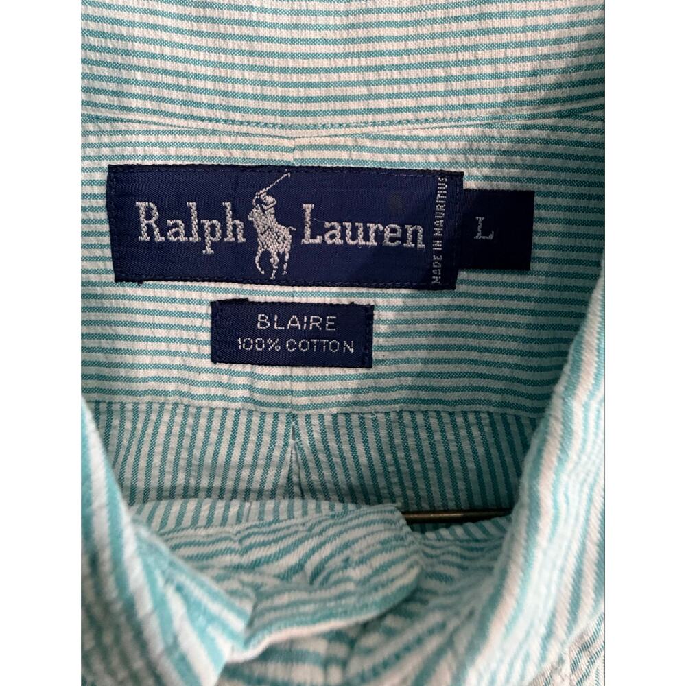 Vintage Ralph Lauren USA Polo Blaire Cotton Button Down Shirt Large - Picture 3 of 3